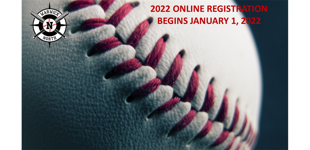 2022 ONLINE REGISTRATION OPEN JANUARY 1, 2022