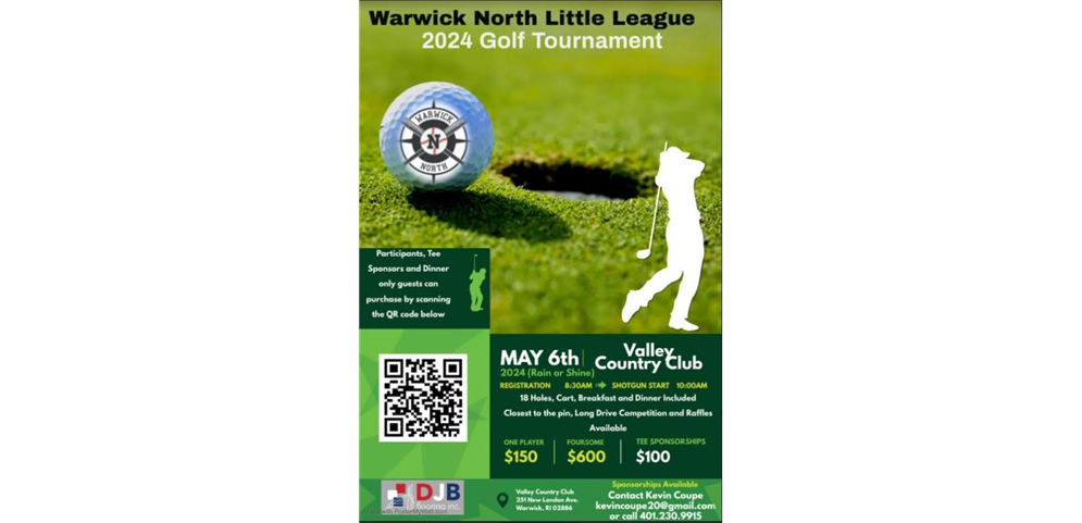 2024 Warwick North LL 1st Golf Tournament 